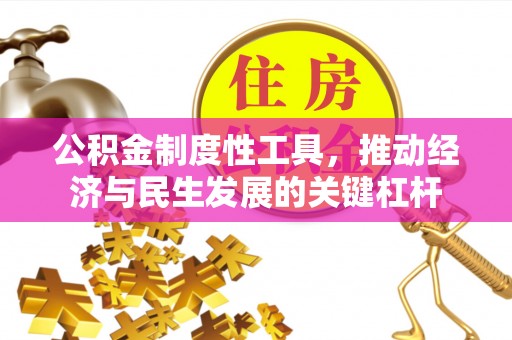 邯山公积金制度性工具，推动经济与民生发展的关键杠杆